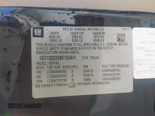 2011 GMC Sierra 2500HD Denali z VIN 1GT125C85BF190441, wystawiony jako IAAI lot #41971167 z przebiegiem 289 776 mil mil oraz . Historia ofert i sprzedaży dostępna na DreamBid. Obrazek 9.