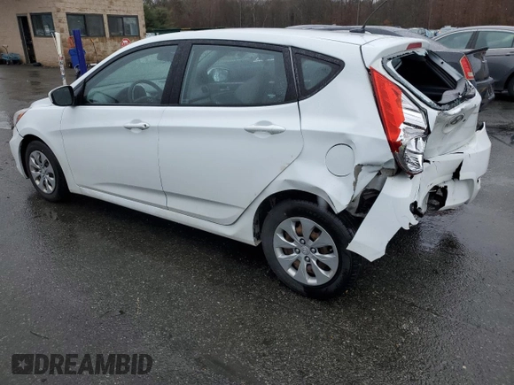 2017 Hyundai Accent SE with VIN KMHCT5AE3HU323969, listed as a Copart auction lot 49472025 with 111,813 mi miles and Salvage Title. Bid and sale history available at carsss.com. Image 2.