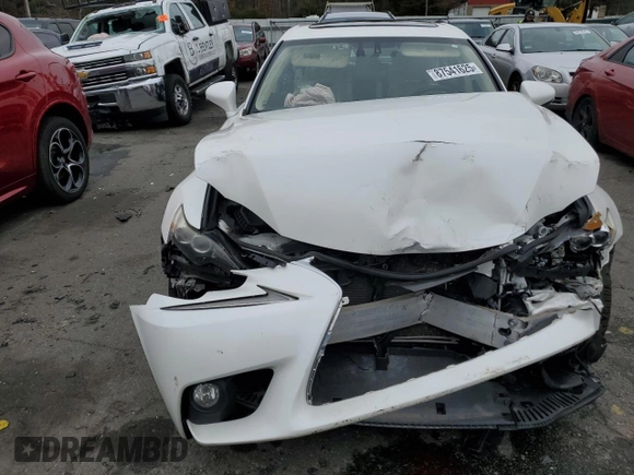 2014 Lexus IS 350 с VIN JTHCE1D25E5000956, выставлен на аукционе Copart как лот 87541625 с пробегом 87 498 миль миль и Списание • Salvage title. История ставок и продаж доступна на DreamBid. Изображение 5.