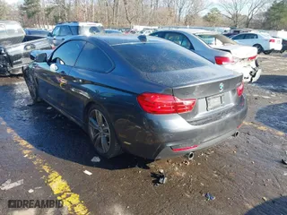 2015 BMW 4 Series 435i with VIN WBA3R1C54FK193845, listed as a IAAI auction lot 41293616 with 79,990 mi miles. Bid and sale history available at carsss.com. Image 3.