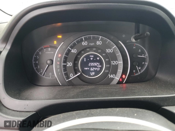 2013 Honda CR-V LX with VIN 3CZRM3H33DG712266, listed as a Copart auction lot 55290575 with 235,924 mi miles and Salvage Title. Bid and sale history available at carsss.com. Image 9.