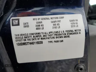 2004 Cadillac CTS with VIN 1G6DM577440116039, listed as a Copart auction lot 73513694 with 130,561 mi miles and Salvage Title. Bid and sale history available at carsss.com. Image 12.