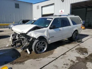 2007 Ford Expedition EL Limited with VIN 1FMFK19537LA31238, listed as a Copart auction lot 77888544 with 0 mi miles and Salvage Title. Bid and sale history available at carsss.com. Image 1.