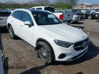 2024 Mercedes-Benz GLC with VIN W1NKM4GB5RF167307, listed as a IAAI auction lot 41924330 with 10,744 mi miles. Bid and sale history available at carsss.com. Image 1.