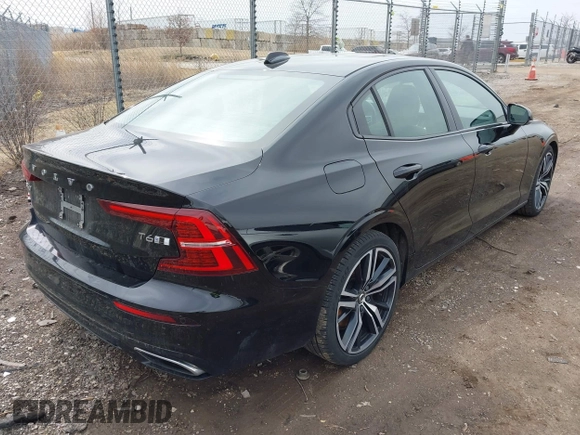 2019 Volvo S60 R-Design with VIN 7JRA22TM9KG014922, listed as a IAAI auction lot 41826883 with 97,702 mi miles. Bid and sale history available at carsss.com. Image 4.