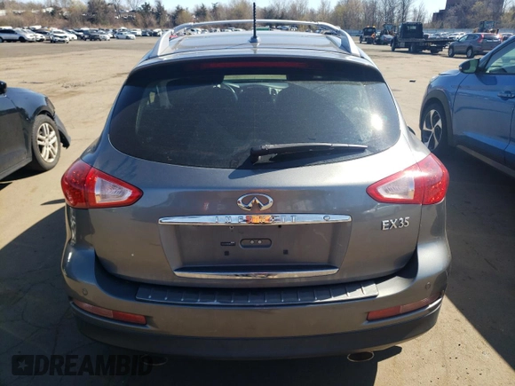 2012 Infiniti EX Journey with VIN JN1AJ0HR9CM453411, listed as a Copart auction lot 53628605 with 163,508 mi miles and Clean Title. Bid and sale history available at carsss.com. Image 6.