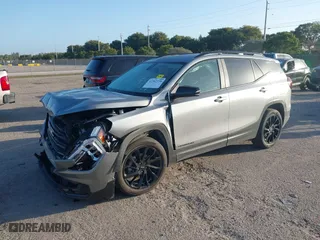 2023 GMC Terrain SLE with VIN 3GKALMEG0PL152029, listed as a IAAI auction lot 41562338 with 10,590 mi miles. Bid and sale history available at carsss.com. Image 17.