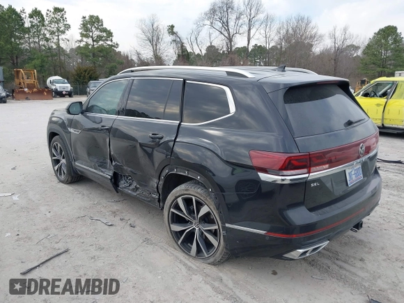 2024 Volkswagen Atlas SEL Premium R-Line with VIN 1V2FR2CA2RC574836, listed as a IAAI auction lot 41663458 with 15,527 mi miles and . Bid and sale history available at DreamBid. Image 3.