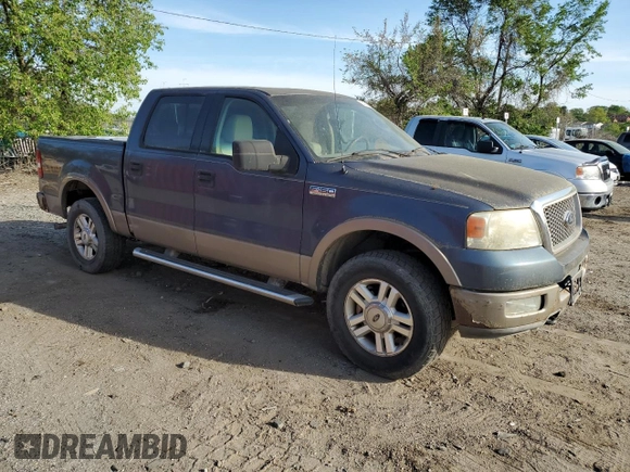 2004 Ford F-150 XLT with VIN 1FTPW14554KC77536, listed as a Copart auction lot 54194175 with 238,968 mi miles and Clean Title. Bid and sale history available at carsss.com. Image 4.