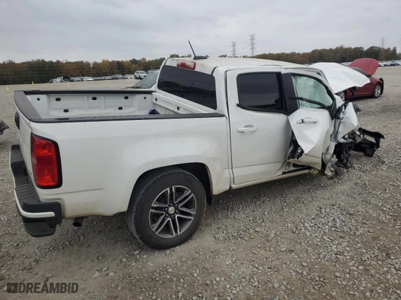 2021 Chevrolet Colorado 2WD Work Truck with VIN 1GCGSBEN9M1206409, listed as a Copart auction lot 82287444 with 51,056 mi miles and Salvage Title. Bid and sale history available at carsss.com. Image 3.