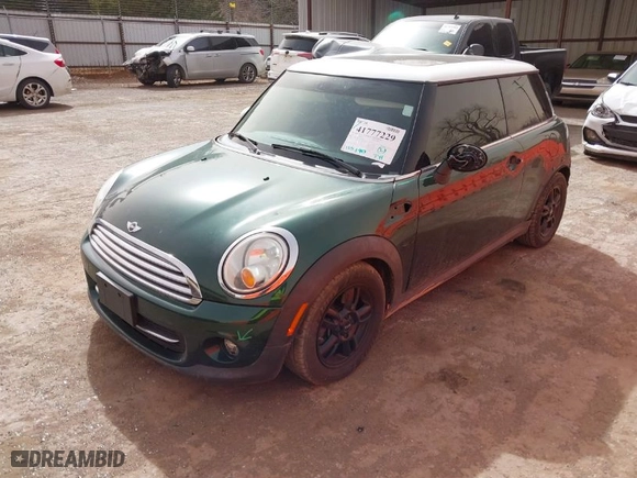 2013 MINI Cooper Hardtop with VIN WMWSU3C52DT690373, listed as a IAAI auction lot 41777229 with 125,190 mi miles. Bid and sale history available at carsss.com. Image 2.
