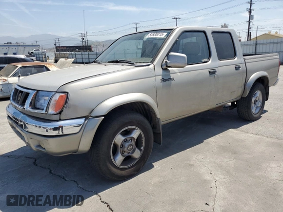 2000 Nissan Frontier XE with VIN 1N6ED27T7YC346589, listed as a Copart auction lot 53680015 with Not provided miles and Salvage title. Bid and sale history available at DreamBid. Image 1.