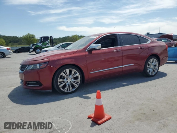 2015 Chevrolet Impala LTZ with VIN 2G1165S37F9234179, listed as a Copart auction lot 53099535 with 176,801 mi miles and Salvage Title. Bid and sale history available at DreamBid. Image 1.