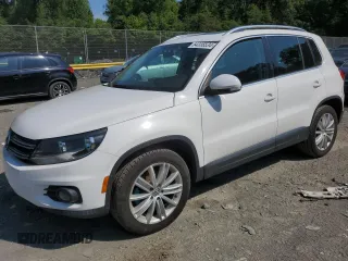 2012 Volkswagen Tiguan SEL with VIN WVGAV7AX0CW535644, listed as a Copart auction lot 54335534 with 156,079 mi miles and Salvage Title. Bid and sale history available at DreamBid. Image 1.