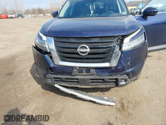 2022 Nissan Pathfinder SL z VIN 5N1DR3CD1NC219638, wystawiony jako IAAI lot #41691060 z przebiegiem 38 365 mil mil oraz . Historia ofert i sprzedaży dostępna na DreamBid. Obrazek 6.