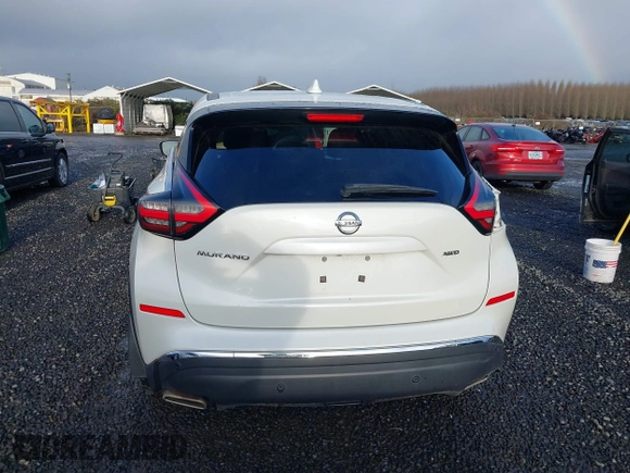 2020 Nissan Murano S with VIN 5N1AZ2AS8LN149295, listed as a IAAI auction lot 41192136 with 35,318 mi miles and . Bid and sale history available at DreamBid. Image 17.