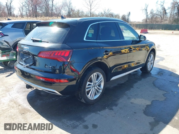2018 Audi Q5 Premium Plus with VIN WA1BNAFYXJ2197899, listed as a IAAI auction lot 41810152 with 23,495 mi miles. Bid and sale history available at carsss.com. Image 4.