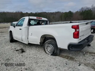 2020 Chevrolet Silverado 1500 Work Truck with VIN 3GCNWAEF5LG146627, listed as a Copart auction lot 45207925 with Not Provided miles and Salvage Title. Bid and sale history available at carsss.com. Image 2.