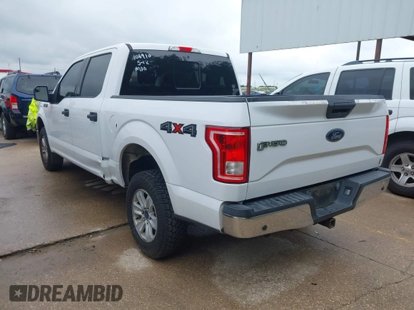 2017 Ford F-150 XL with VIN 1FTEW1EFXHKD12771, listed as a IAAI auction lot 42468240 with 106,212 mi miles and . Bid and sale history available at DreamBid. Image 3.