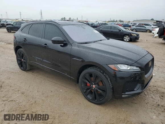 2019 Jaguar F-Pace S with VIN SADCM2FV6KA616206, listed as a Copart auction lot 89130945 with 50,257 mi miles and Non Repairable. Bid and sale history available at DreamBid. Image 4.