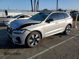 2024 Volvo XC60 Recharge Plug-In Hybrid Plus Dark Theme with VIN YV4H60DL2R1923011, listed as a Copart auction lot 88559695 with 5,125 mi miles and Salvage Title. Bid and sale history available at carsss.com. Image 1.
