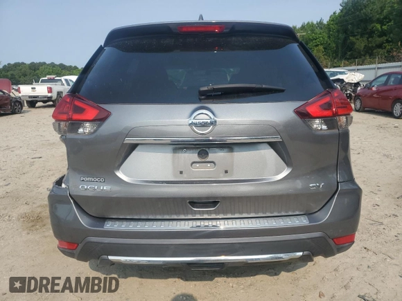 2017 Nissan Rogue SV with VIN 5N1AT2MT8HC764048, listed as a Copart auction lot 58471225 with 113,720 mi miles and Salvage title. Bid and sale history available at DreamBid. Image 6.