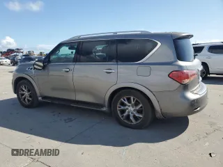 2011 Infiniti QX56 7-passenger with VIN JN8AZ2NF5B9504257, listed as a Copart auction lot 79693794 with 178,486 mi miles and Clean Title. Bid and sale history available at carsss.com. Image 2.