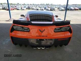 2019 Chevrolet Corvette Z06 1LZ with VIN 1G1YN2D64K5601652, listed as a Copart auction lot 54251995 with 35,154 mi miles and Clean Title. Bid and sale history available at carsss.com. Image 6.