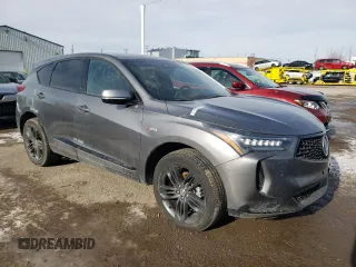 2024 Acura RDX w/A-Spec Package with VIN 5J8TC2H69RL806070, listed as a Copart auction lot 42016335 with 7,734 mi miles and Salvage title. Bid and sale history available at DreamBid. Image 4.