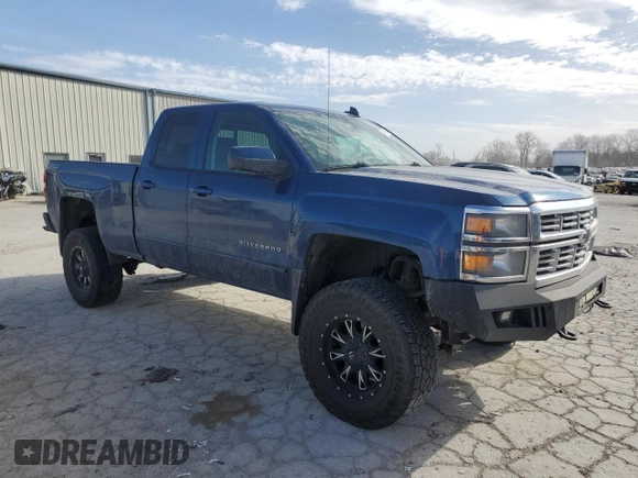 2015 Chevrolet Silverado 1500 LT with VIN 1GCVKREC8FZ338046, listed as a Copart auction lot 49169345 with 145,910 mi miles and Salvage Title. Bid and sale history available at carsss.com. Image 4.