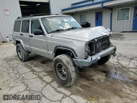 2001 Jeep Cherokee Sport with VIN 1J4FT48S91L605949, listed as a Copart auction lot 60024895 with Not provided miles and Salvage title. Bid and sale history available at DreamBid. Image 14.