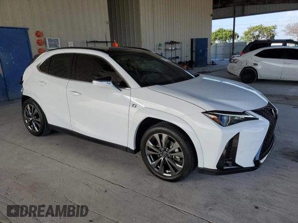 2023 Lexus UX 250h F Sport с VIN JTHR6JBH2P2150820, выставлен на аукционе Copart как лот 77956114 с пробегом 9 422 миль миль и Списание • Salvage title. История ставок и продаж доступна на DreamBid. Изображение 4.