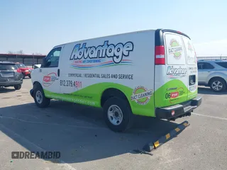 2023 Chevrolet Express Cargo with VIN 1GCWGAFPXP1258949, listed as a IAAI auction lot 41790627 with 23,518 mi miles and . Bid and sale history available at DreamBid. Image 3.