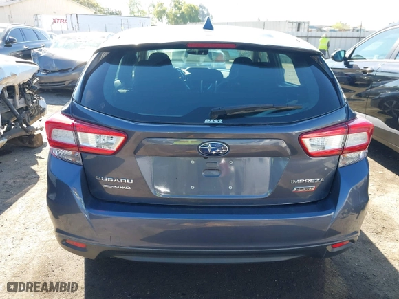 2017 Subaru Impreza Sport with VIN 4S3GTAK61H1731989, listed as a IAAI auction lot 41819366 with 93,369 mi miles. Bid and sale history available at carsss.com. Image 16.