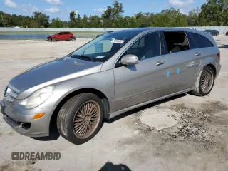 2007 Mercedes-Benz R 5.0L with VIN 4JGCB75E77A040192, listed as a Copart auction lot 77212684 with Not Provided miles and Salvage Title. Bid and sale history available at carsss.com. Image 1.