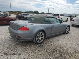 2004 BMW 6 Series 645Ci with VIN WBAEK73434B321139, listed as a Copart auction lot 70976914 with 122,418 mi miles and Clean Title. Bid and sale history available at carsss.com. Image 3.