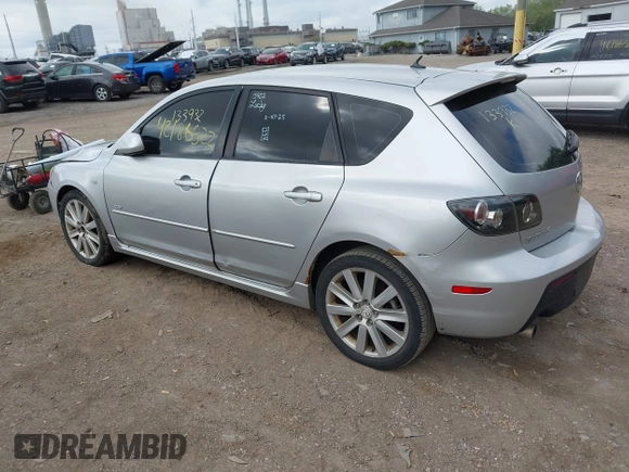 2008 Mazda 3 S GT with VIN JM1BK344081133932, listed as a IAAI auction lot 42186522 with 144,137 mi miles and . Bid and sale history available at DreamBid. Image 3.