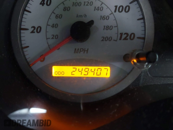 2005 Toyota RAV4 with VIN JTEGD20V450047187, listed as a IAAI auction lot 42124307 with 249,407 mi miles and . Bid and sale history available at DreamBid. Image 7.