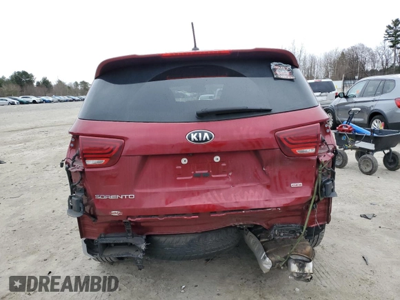 2020 Kia Sorento LX with VIN 5XYPGDA33LG664236, listed as a Copart auction lot 49856885 with 81,931 mi miles and Salvage Title. Bid and sale history available at DreamBid. Image 6.