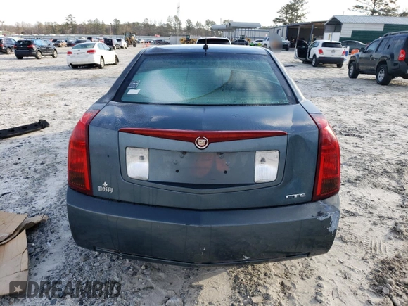 2005 Cadillac CTS with VIN 1G6DM56T950237262, listed as a Copart auction lot 43493894 with 0 mi miles and Non Repairable. Bid and sale history available at carsss.com. Image 6.