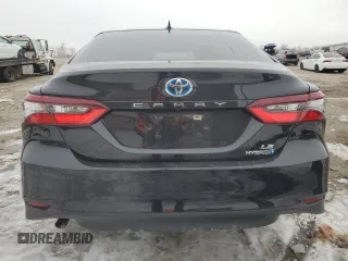 2021 Toyota Camry Hybrid LE with VIN 4T1C31AK0MU025856, listed as a Copart auction lot 87890255 with 50,247 mi miles and Salvage Title. Bid and sale history available at carsss.com. Image 6.