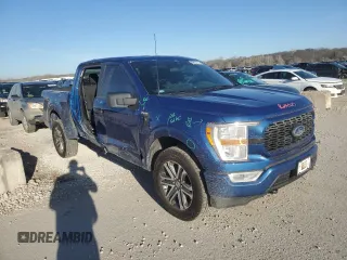 2022 Ford F-150 XL with VIN 1FTEW1EP7NKD02073, listed as a Copart auction lot 49137775 with 86,765 mi miles and Salvage Title. Bid and sale history available at DreamBid. Image 4.