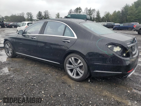 2020 Mercedes-Benz S S 560 with VIN WDDUG8GB3LA517364, listed as a Copart auction lot 73409424 with 61,311 mi miles and Salvage Title. Bid and sale history available at carsss.com. Image 2.
