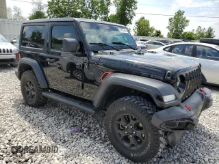 2020 Jeep Wrangler Sport with VIN 1C4GJXAG6LW261344, listed as a Copart auction lot 61875494 with 45,113 mi miles and Salvage title. Bid and sale history available at DreamBid. Image 4.