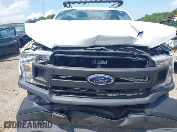 2018 Ford F-150 XL with VIN 1FTEX1CB5JFE55932, listed as a IAAI auction lot 42298917 with 143,923 mi miles and . Bid and sale history available at DreamBid. Image 18.