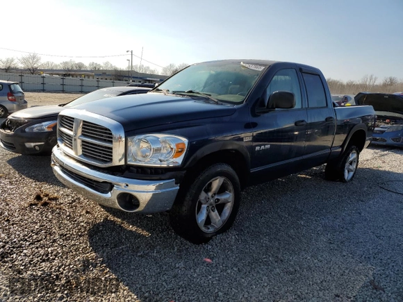 2008 Dodge 1500 SLT with VIN 1D7HU18278J144675, listed as a Copart auction lot 47537965 with 194,984 mi miles and Non Repairable. Bid and sale history available at carsss.com. Image 1.