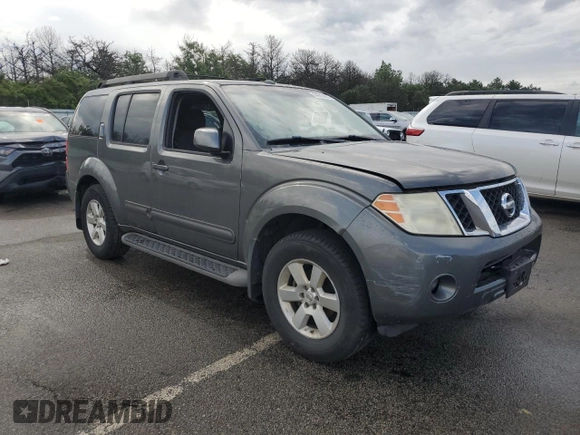 2008 Nissan Pathfinder SE with VIN 5N1AR18B58C634450, listed as a Copart auction lot 64618495 with 160,107 mi miles and Clean title. Bid and sale history available at DreamBid. Image 4.