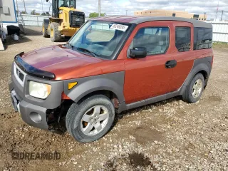 2003 Honda Element EX z VIN 5J6YH28553L028218, wystawiony jako Copart lot #58246595 z przebiegiem 154 628 mil mil oraz Czysty tytuł • Clean title. Historia ofert i sprzedaży dostępna na DreamBid. Obrazek 1.