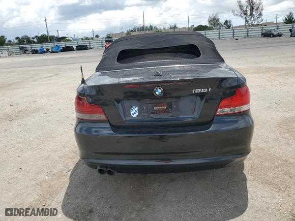 2011 BMW 1 Series 128i with VIN WBAUN1C5XBVH83530, listed as a Copart auction lot 66342954 with 263,641 mi miles and Salvage Title. Bid and sale history available at carsss.com. Image 6.