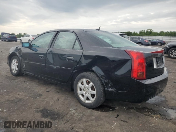 2007 Cadillac CTS with VIN 1G6DM57TX70129217, listed as a Copart auction lot 77952324 with 75,517 mi miles and Salvage Title. Bid and sale history available at carsss.com. Image 2.